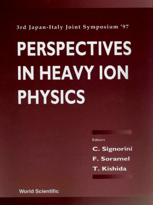 cover image of Perspectives In Heavy Ion Physics--Proceedings of the 3rd Japan-italy Joint Symposium '97
